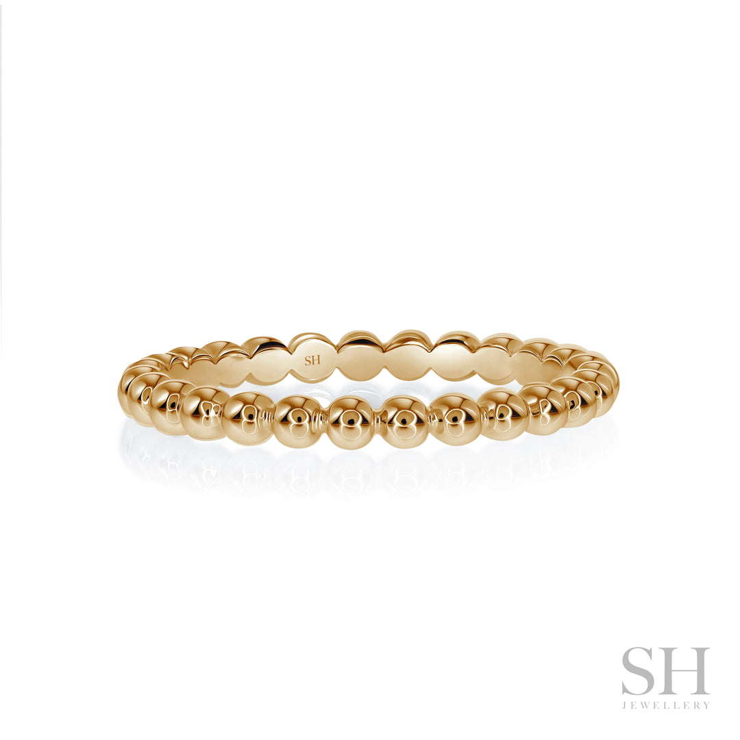 Medium Beaded Band (2mm) - W1255