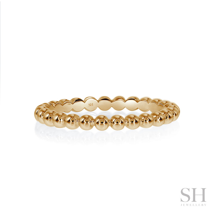 Medium Beaded Band (2mm) - W1255