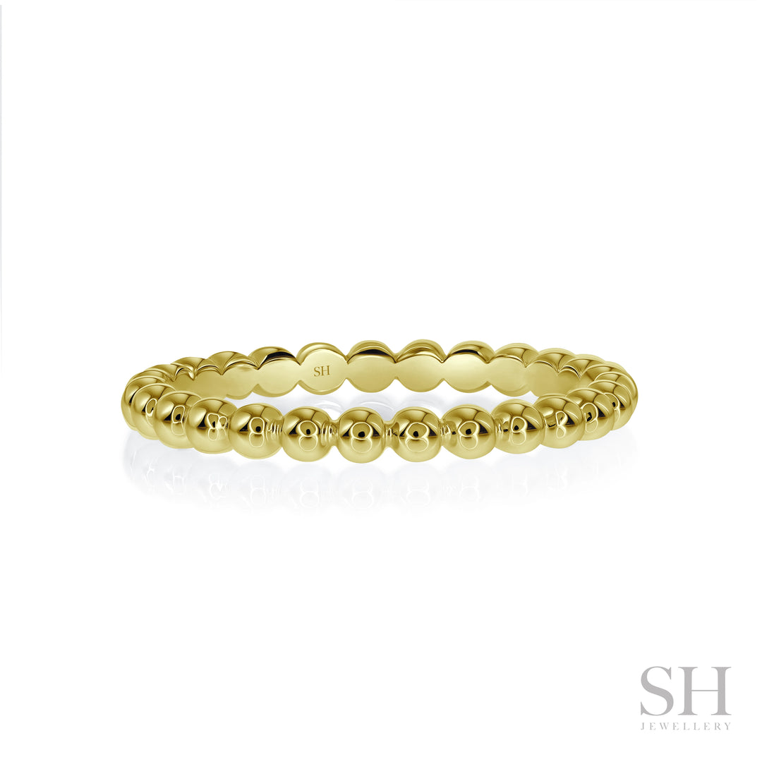 Medium Beaded Band (2mm) - W1255