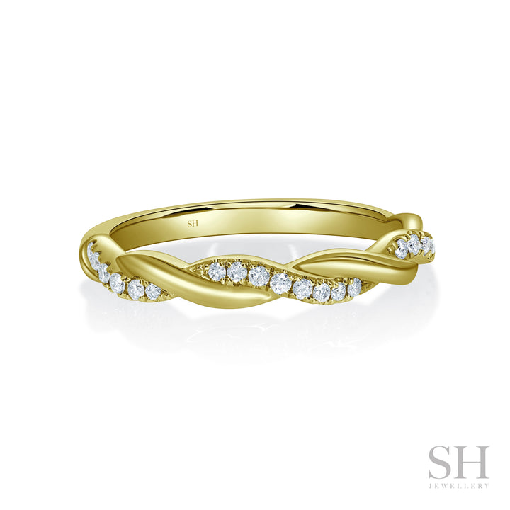 Vine Pavé and Polished Band (2.2mm) - W1258