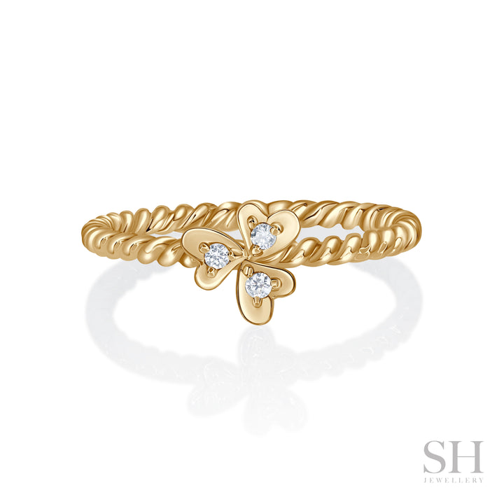 Blossom Twist Diamond Ring - W1260