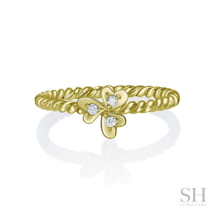Blossom Twist Diamond Ring - W1260