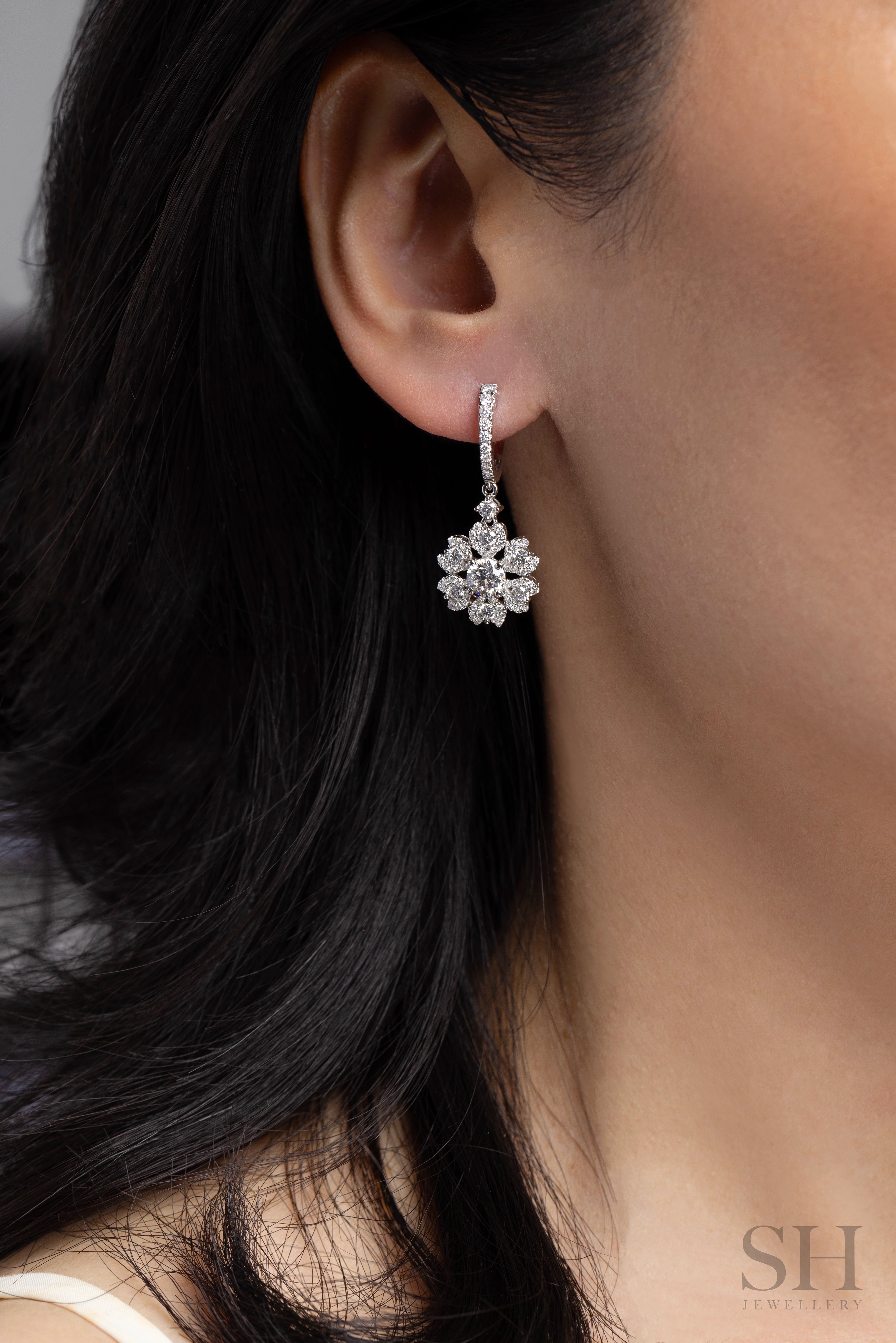 Supernova Diamond Drops (0.50ct centre) - W1279 – SH Jewellery