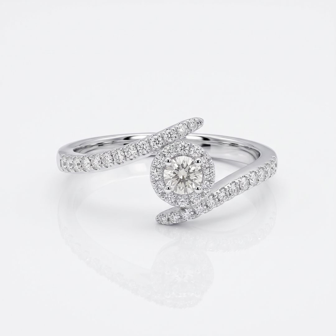 Diamond Bypass Ring — 0.48ct TW