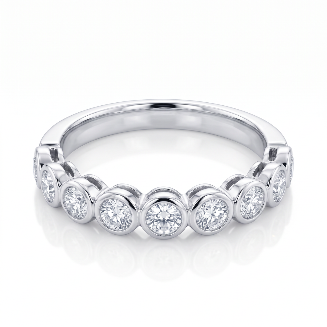 Bezel-Set Diamond Band — 0.35ct TW