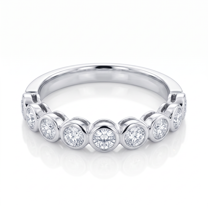 Bezel-Set Diamond Band — 0.35ct TW