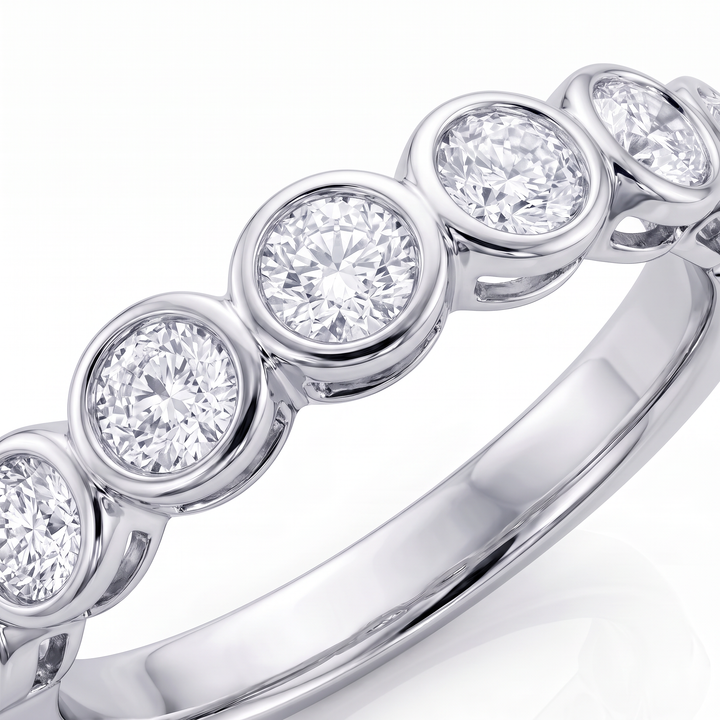 Bezel-Set Diamond Band — 0.35ct TW