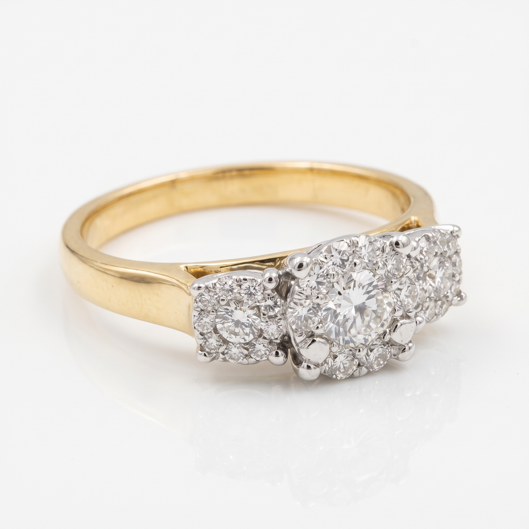 Diamond Cluster Ring, Yellow Gold — 0.35ct TW