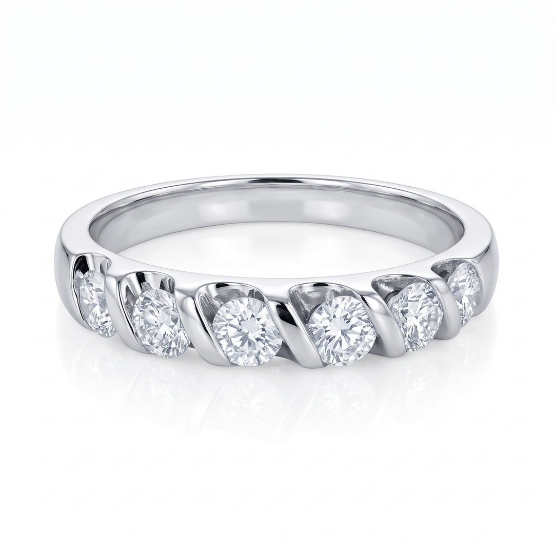 Diamond Twist Band — 0.42ct TW