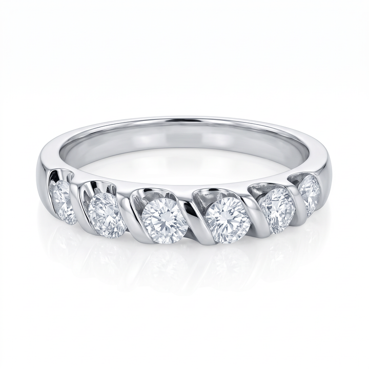 Diamond Twist Band — 0.42ct TW