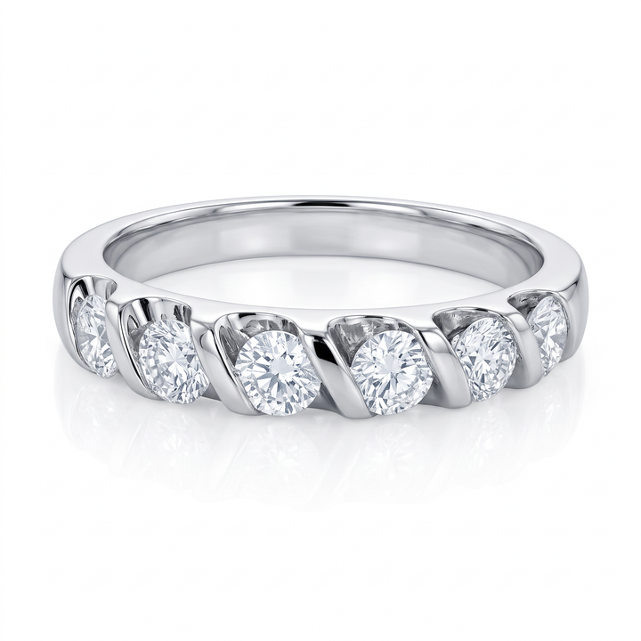 Diamond Twist Band — 0.42ct TW