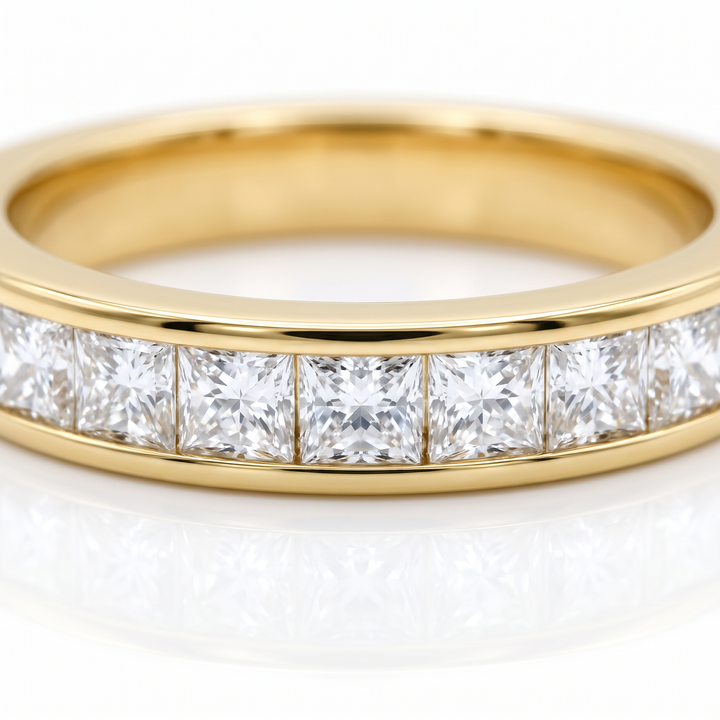 Fine Yellow Gold Channel-Set Diamond Band — 0.25ct TW