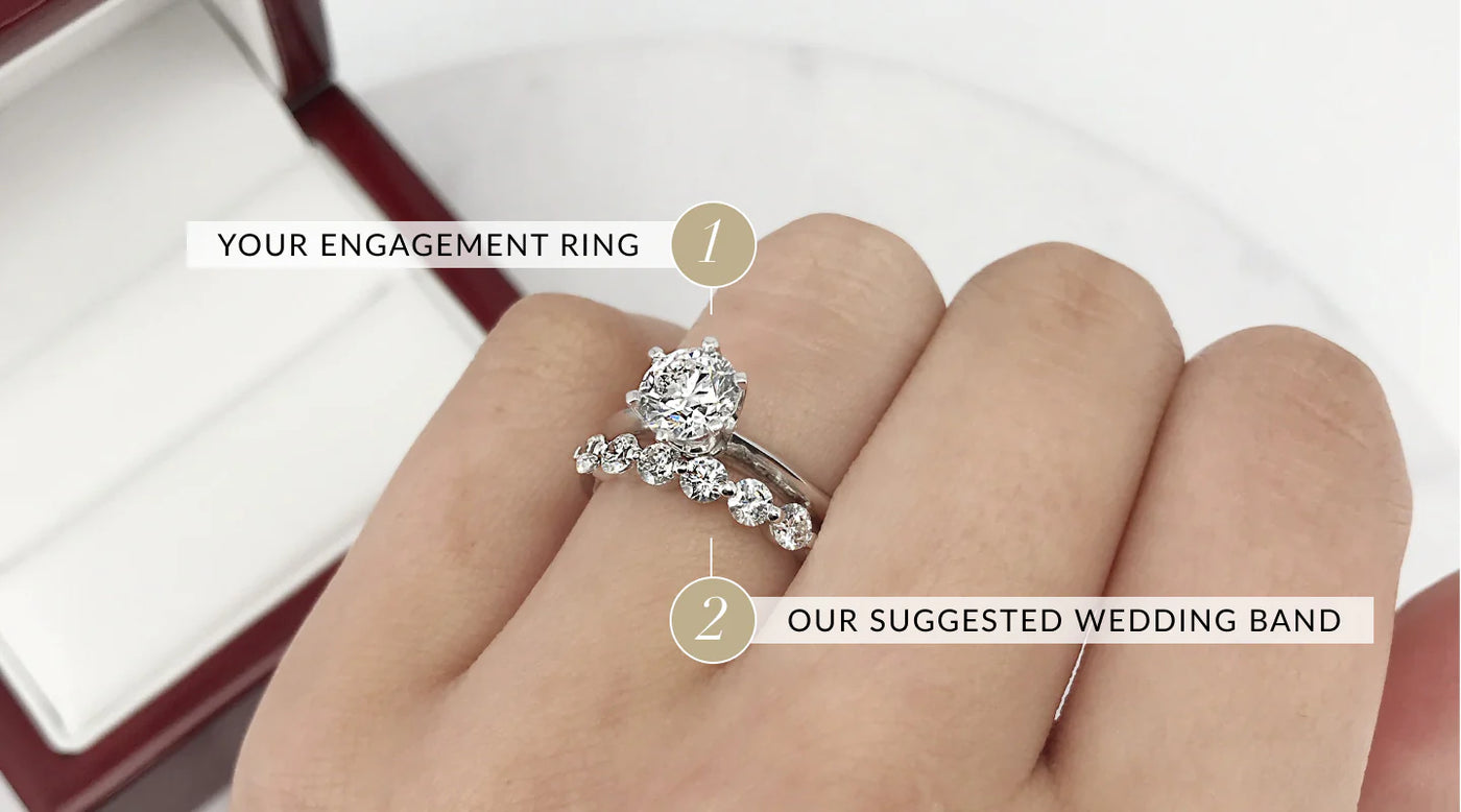 Find your matching Engagement Ring and Wedding Band SH Jewellery