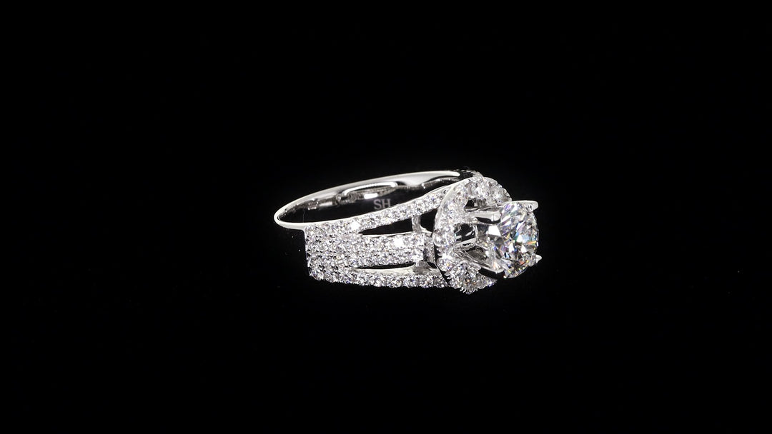 video:tK8Ai9iAEYI|video360:true|caption:Shown with 1.30ct diamond.|option:Carats=1.3 carat|thumb_caption:1.30 carat