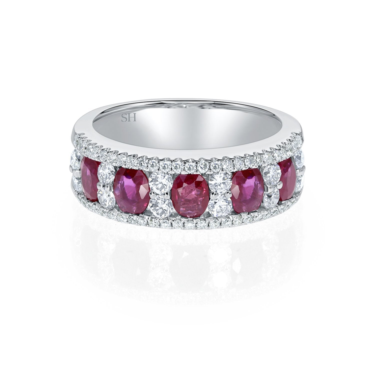 Ruby Steps Ring | SH Jewellery