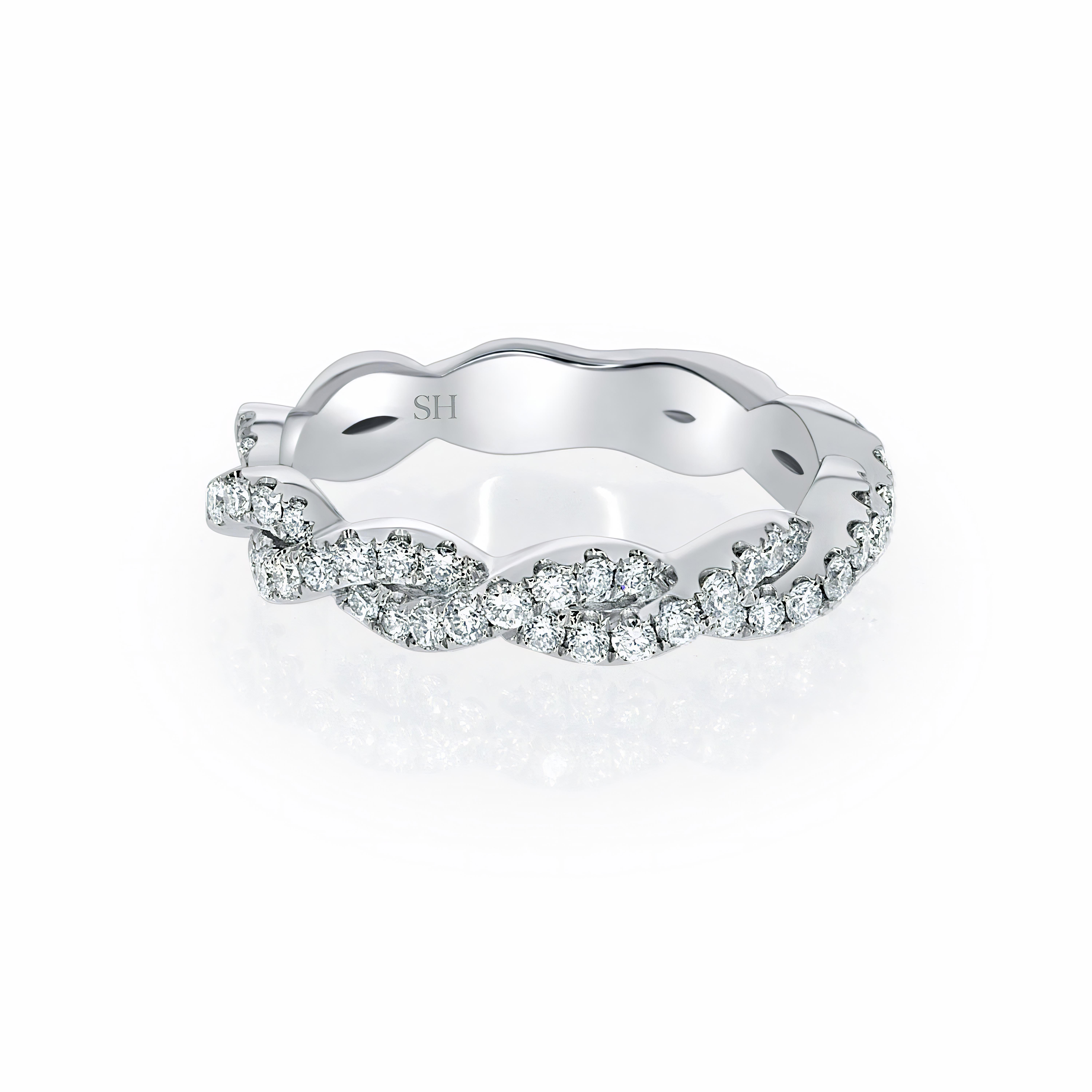 Intertwined infinity band (full circle) – SH Jewellery