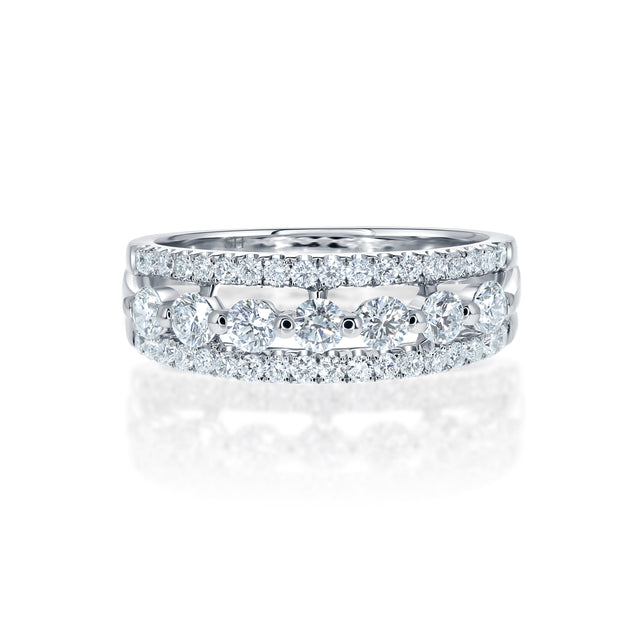 18kt gold men's & women's diamond rings exclusive to SH Jewellery